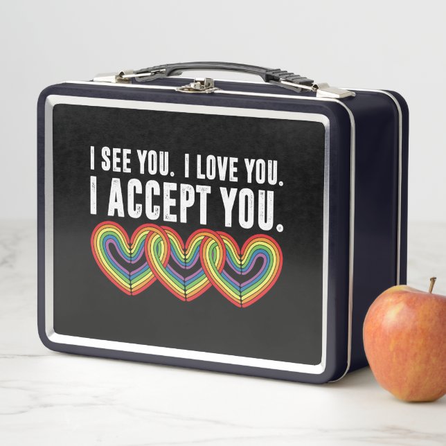 Te veo te amo te acepto arcoíris LGBTQ (In situ)
