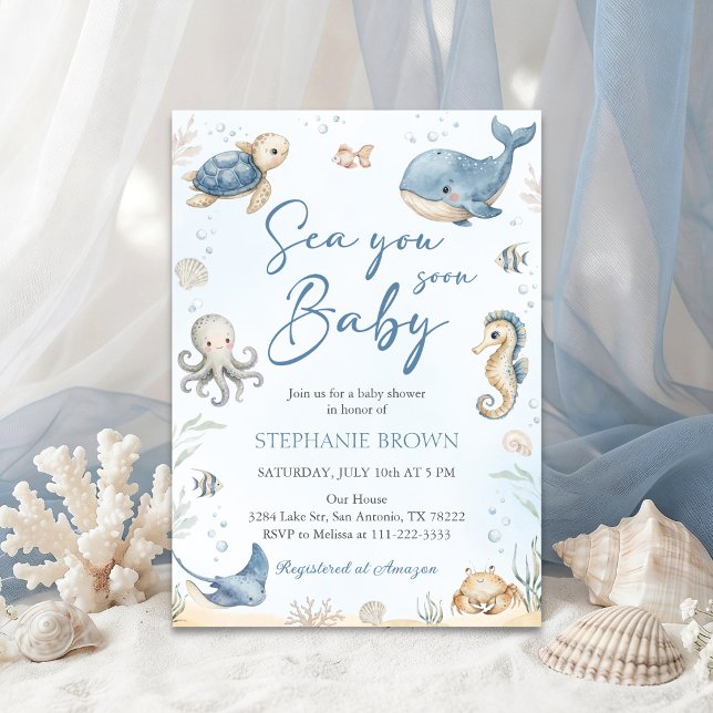Te Veré Pronto Invitación al Baby Shower (Subido por el creador)