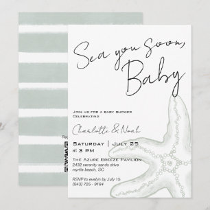 Te Veré Pronto Invitación al Baby Shower