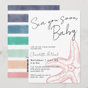 Te Veré Pronto Invitación para Baby Shower