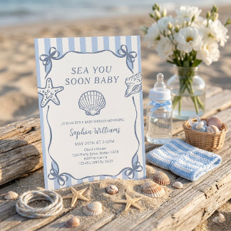 Te Veremos Pronto Bebé La Invitación al Baby Showe