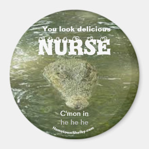 Te ves delicioso imán divertido de la NURSE
