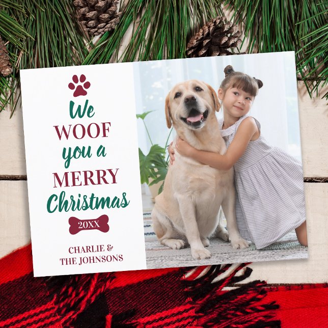 Te Woodamos Feliz Navidad Diversión Perro Cute Fot (Subido por el creador)