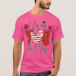 Te Woof La Camiseta De San Valentín De Camiseta Má