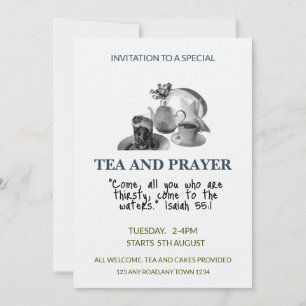 Té y Oración: Invitación a la Comunidad y la Herma