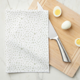 Tea Confetti Watercolor Dots Kitchen Toalla