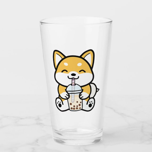 Tea de burbuja Boba Corgi (Anverso)