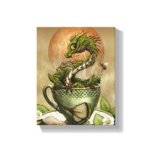 Tea Dragon 8x10 Imprimir lienzo