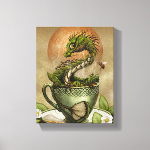 Tea Dragon 8x10 Imprimir lienzo