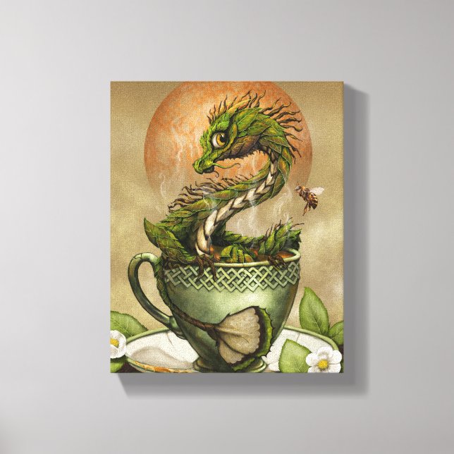 Tea Dragon 8x10 Imprimir lienzo (Anverso)