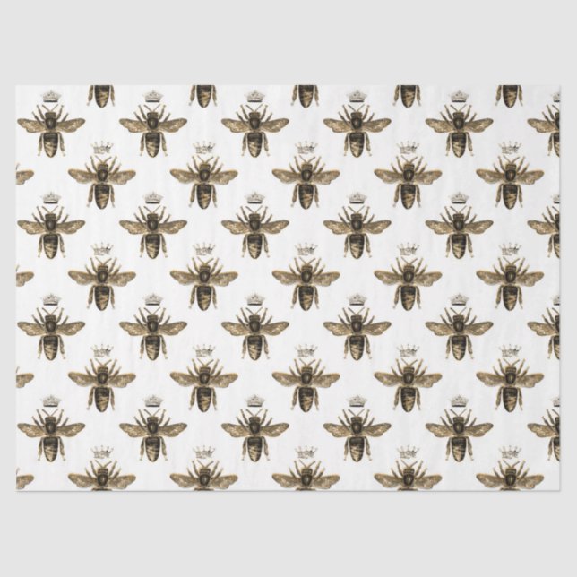 Tea Garden Bee Series Design 13 Tejido de papel (Anverso)