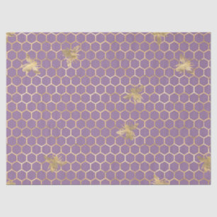 Tea Garden Bee Series Design 19 Tejido de papel