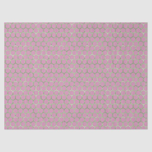 Tea Garden Bee Series Diseño 5 Papel de tejidos (Anverso)