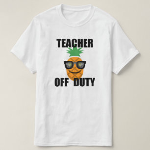 Teacher Off Duty Design - Camiseta de valor para h