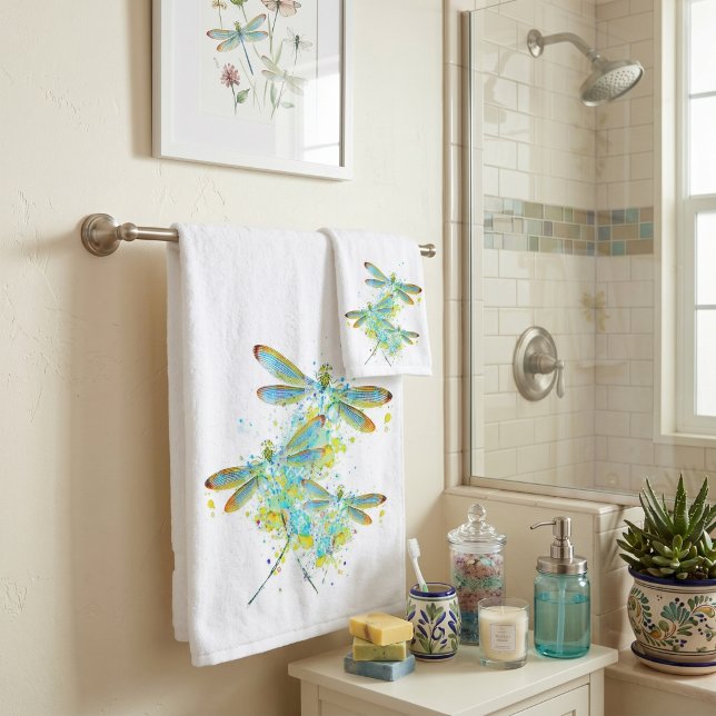 Teal Dragonfly splatter  (Subido por el creador)