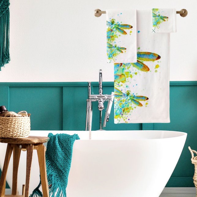 Teal Dragonfly splatter  (Subido por el creador)