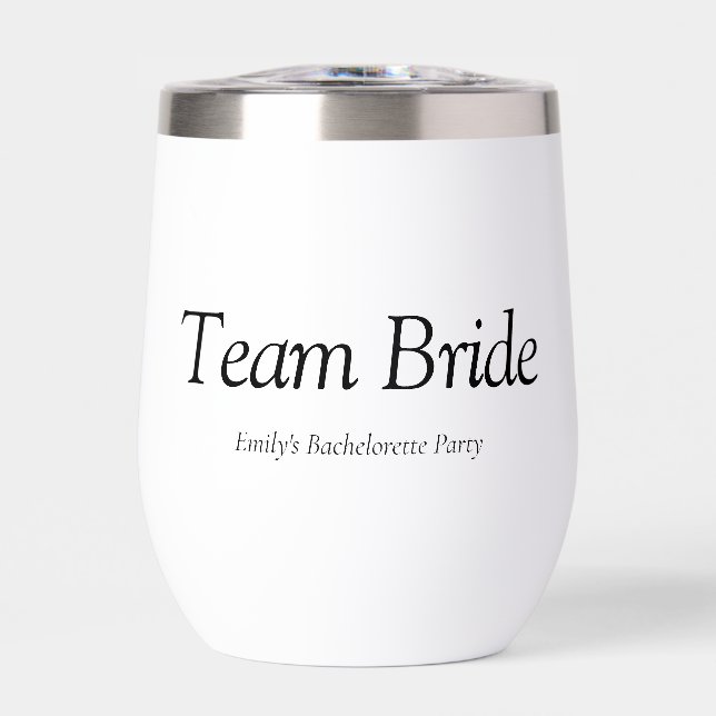 Team Bride Modern Bachelorette (Frente)