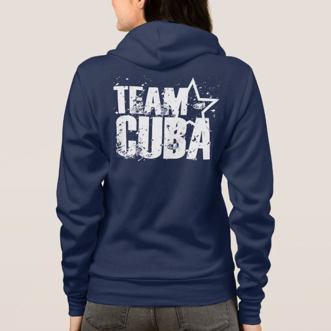 Team Cuba Sudadera para Damas - LIBRE Label (Reverso)