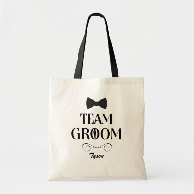 Team Groom - Bolsas de regalo para Personalizados  (Frente)