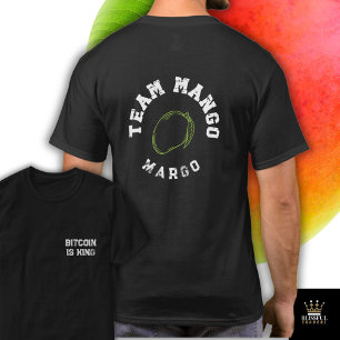 TEAM mango moderno gimnasio camiseta EDITABLE nomb