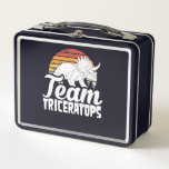 Team triceratops retro sun<br><div class="desc">This dinosaur type design is for all boys and girls who love all kinds of dinosaurs such as Tyrannosaurus rex T-Rex, Triceratops and Velociraptor. Perfect for wearing at fossils, at the museum.</div>