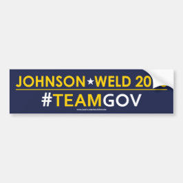 #TEAMGOV libertario de la pegatina para el