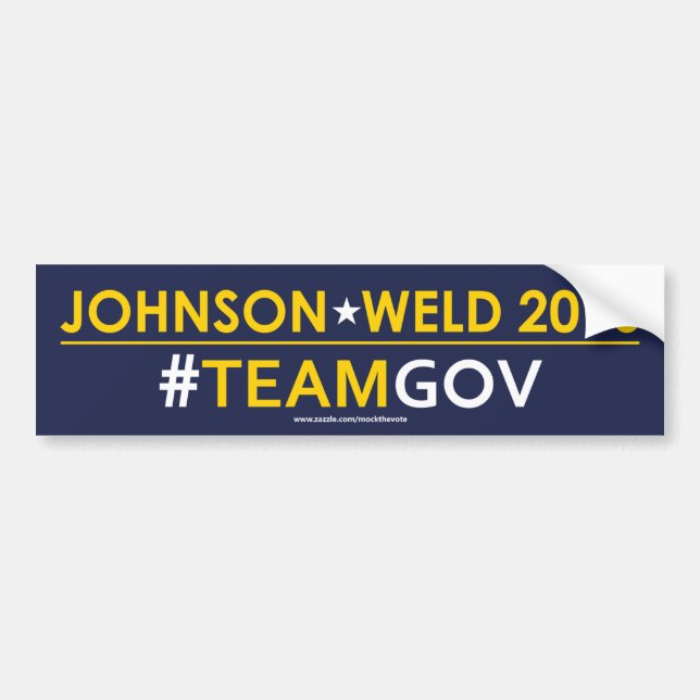 #TEAMGOV libertario de la pegatina para el (Frente)