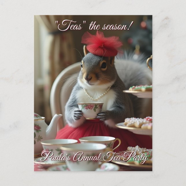 "Teas" la invitación de temporada (Anverso)