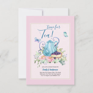 Teatima de ducha de novia de Teapot Tea de la tard