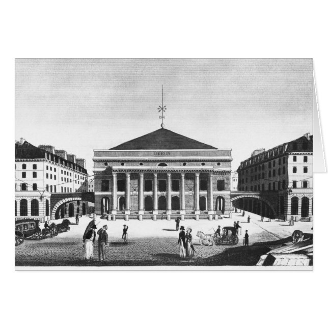 Teatro de l'Odeon, c.1830 (Anverso (Horizontal))
