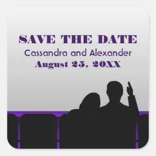 Teatro de películas púrpura salva a los Pegatinas 