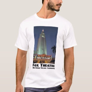 Teatro del Fox, camiseta del blanco de Westwood