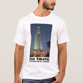 Teatro del Fox, camiseta del blanco de Westwood