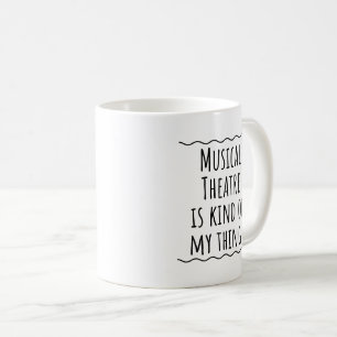 Teatro musical Regalo Copa de Café Mug