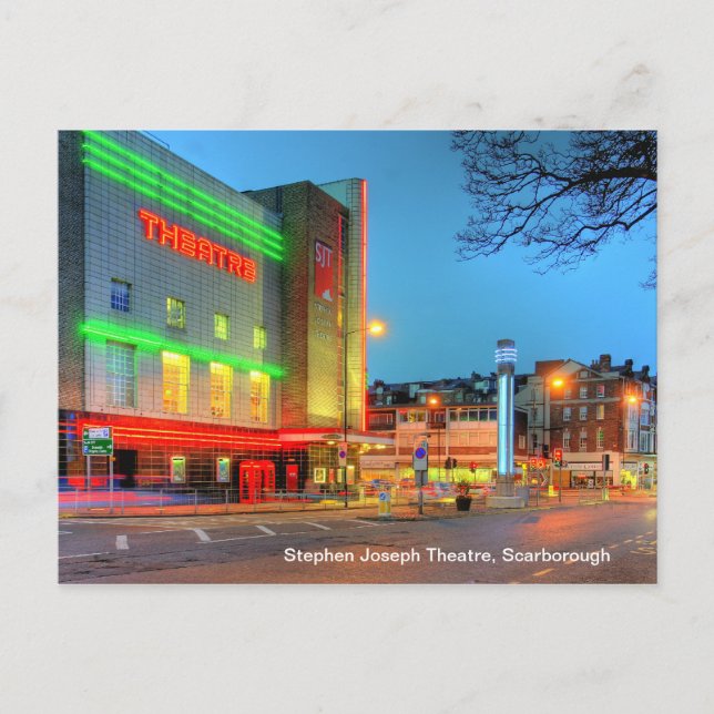 Teatro Stephen Joseph, postal de Scarborough (Anverso)