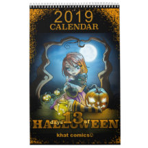 Tebeos de Khat 13 días de calendario de Halloween