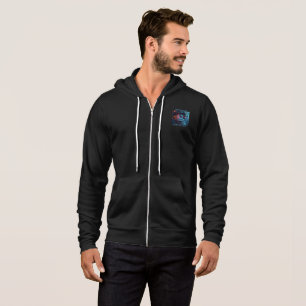 tech hombres ojo cuántico sudadera con capucha neg
