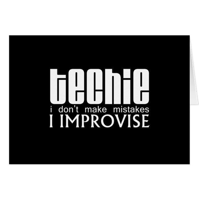 Techie improvisa (Anverso (Horizontal))
