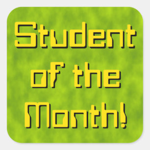 Techie "Student of Month!" Pegatina