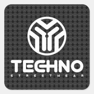 Techno Streetwear - Logo - Pegatinas