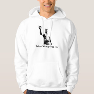 Techno Viking le ve sudadera con capucha