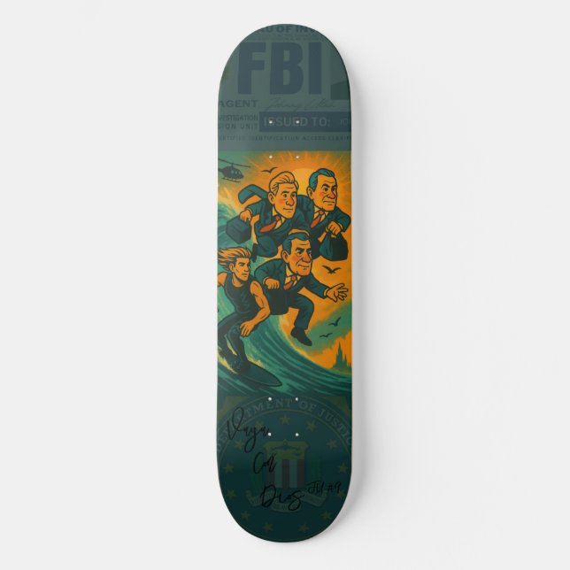 TechNoir Limited "Vaya Con Dios" Skateboard Deck (Anverso)