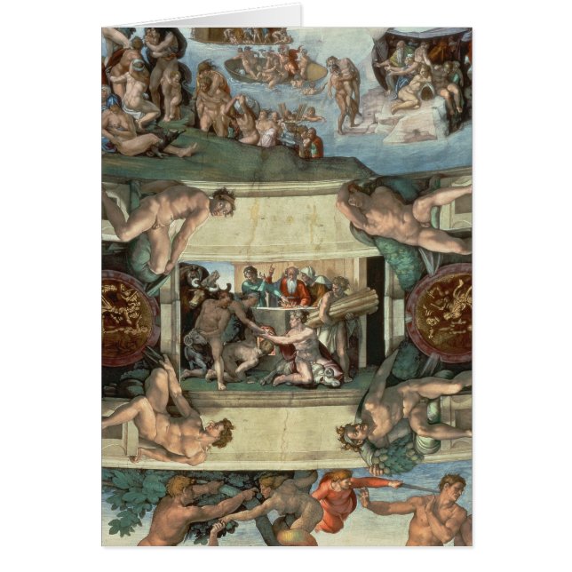 Techo de la capilla de Sistine (Frente)