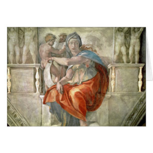 Techo de la capilla de Sistine: Sibila délfica