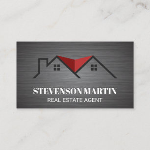 Techo residencial   Tarjeta de visita Realtor