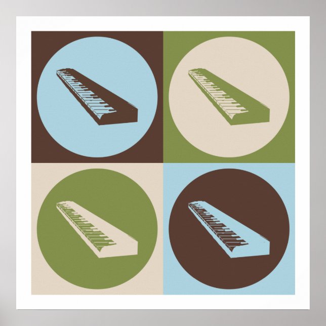 Teclado de arte pop (Frente)