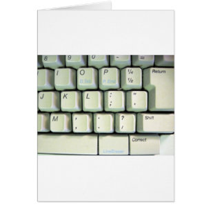 Teclado de máquina de escribir