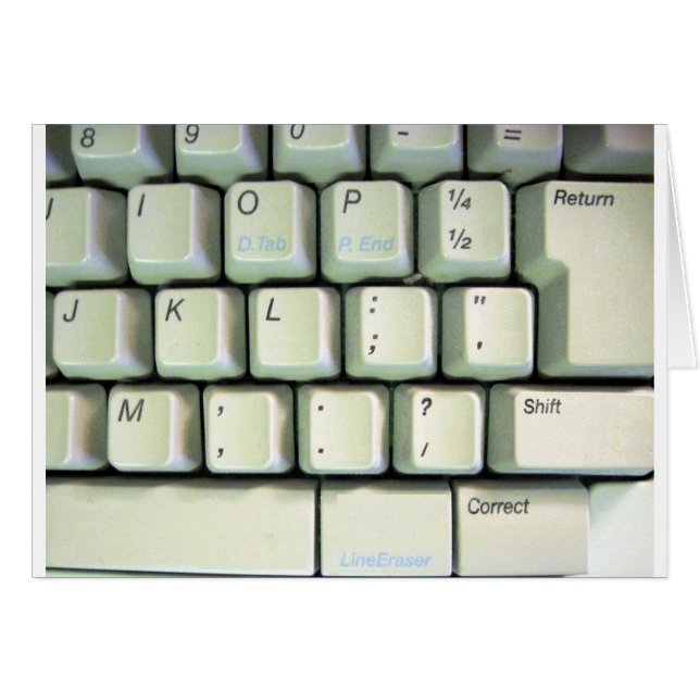 Teclado de máquina de escribir (Anverso (Horizontal))
