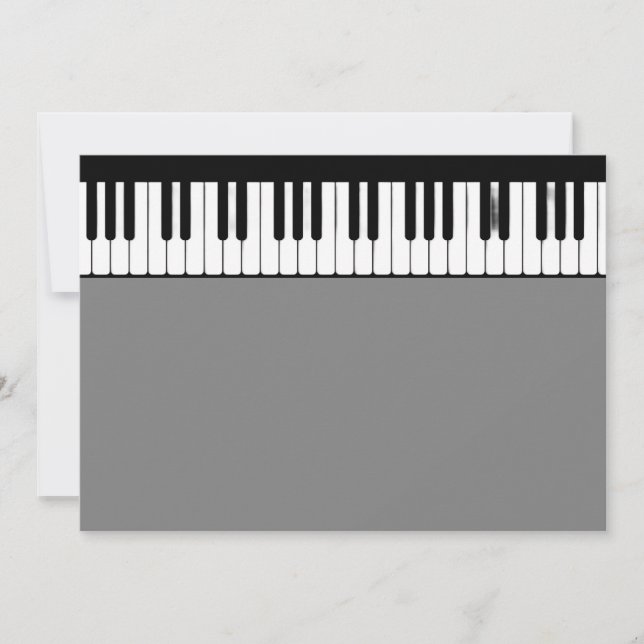 Teclado de piano (Anverso)