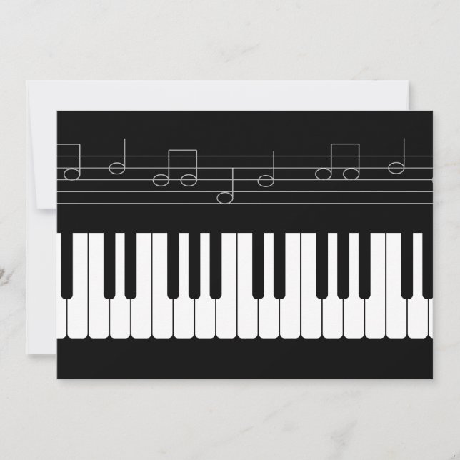 Teclado de piano (Anverso)